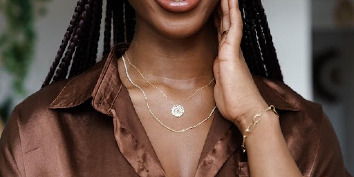 Picture of a woman wearing jewellery from the Tuscany jewellery collection