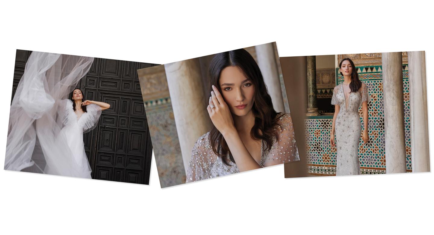 women in bridal clothing 